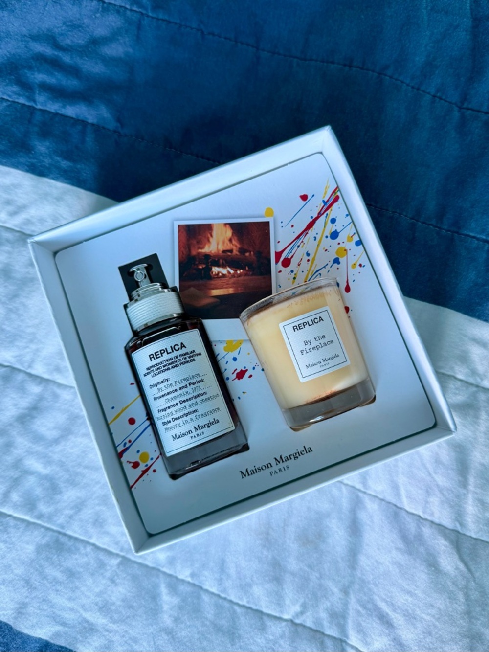 Maison Martin Margiela Replica By the Fireplace Candle & Fragrance Set NEW